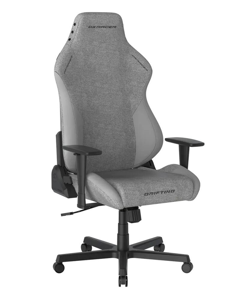 Fauteuil gaming DXRacer Drifting Series GC/LDC23FBCFBB/G - Taille Regular / L - Tissu & Nubuck - Gris