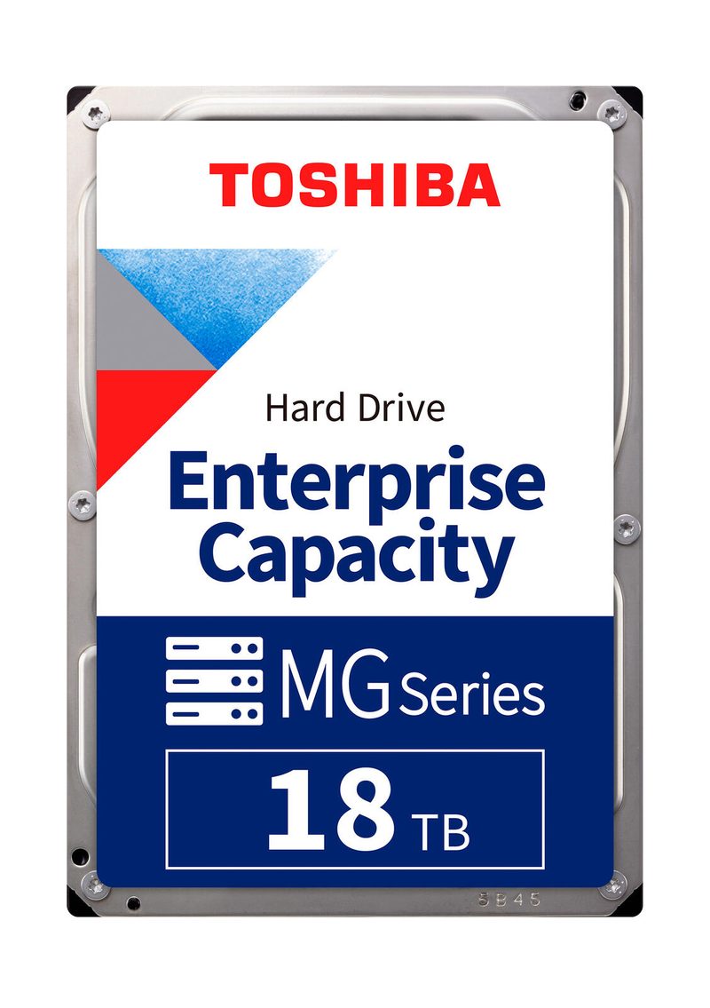 Disque dur interne Toshiba MG09 Cloud Scale Enterprise Capacity - 18 To SATA, 3,5", MG09ACA18TE