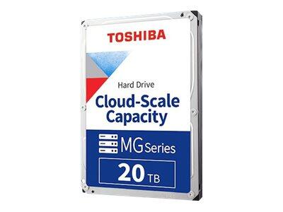 Toshiba MG10 Series Disque dur entreprise - 20 To 3,5", SAS 12 Gb/s, 7200 tr/min, 512 Mo, 512e