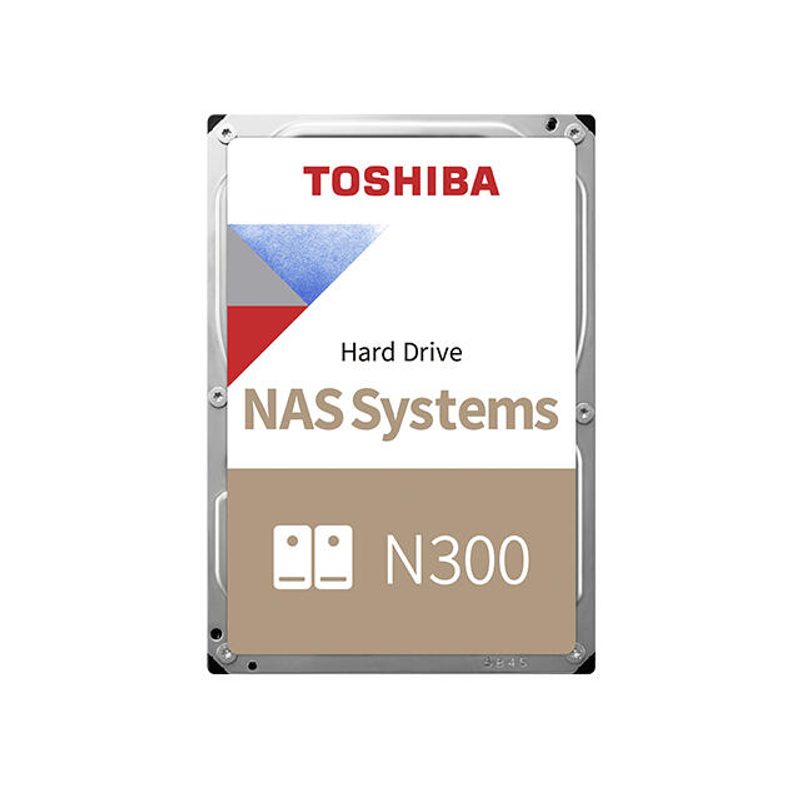 Disque dur interne Toshiba N300 NAS - 8 To, 3,5" (8,9 cm), SATA 6 Gb/s, 7200 tr/min, 512 Mo
