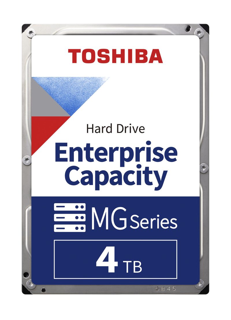 Disque dur Toshiba MG10 Enterprise Capacity HDD 4TB 3,5", SATA, 7200 tr/min, 256 Mo, 512E