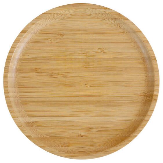 Assiettes réutilisables pandoo, 20 cm, naturel 1 pack = 4 pièces — lot de 4 pièces