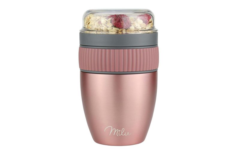 Milu Set de bols à muesli (3 pièces) - rose doré