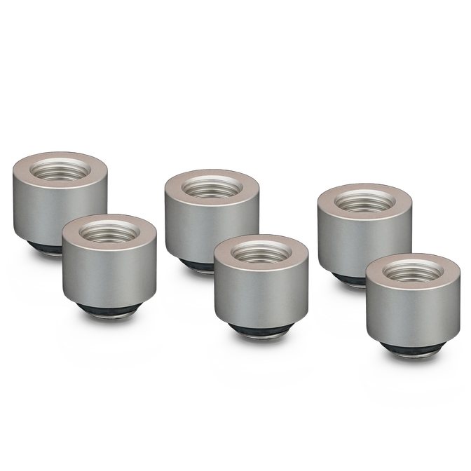 Thermal Grizzly DeltaMate Extender Fitting - MF14, nickel mat, pack de 6