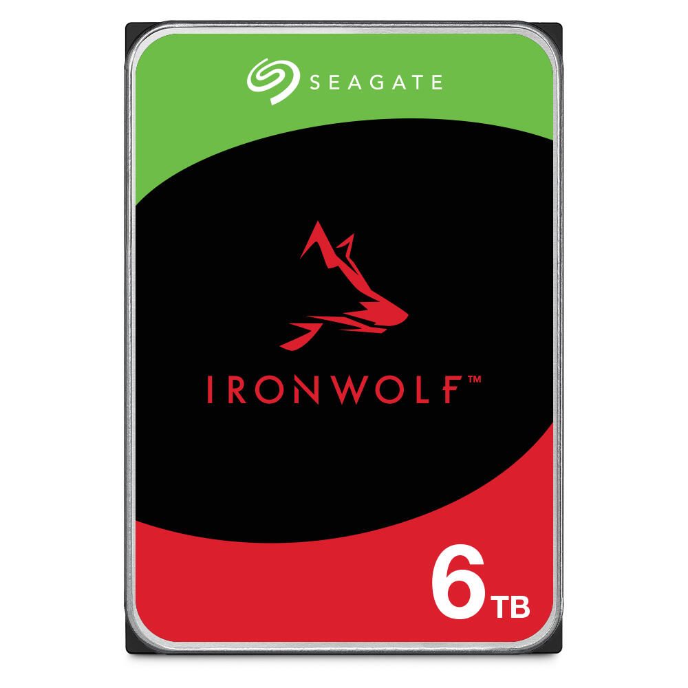 SEAGATE IronWolf 6 To 3,5" (8,9 cm), SATA 6 Gb/s, 256 Mo