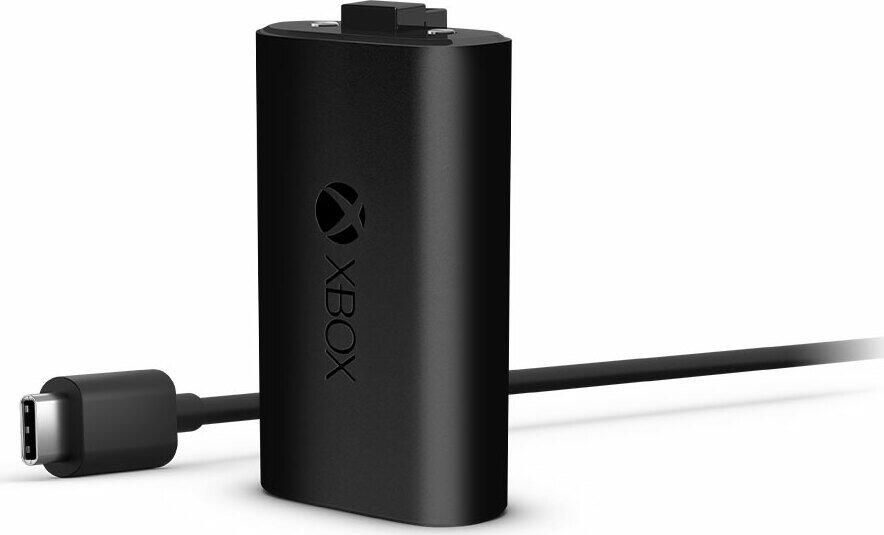 Kit recharge Xbox Play & Charge Microsoft noir + câble USB-C