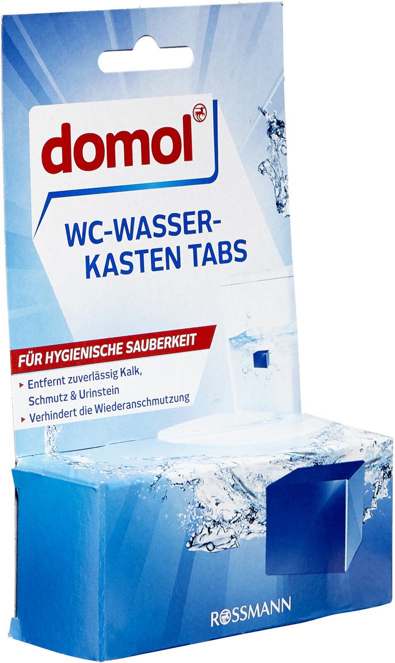 domol Pastilles WC pour réservoir d'eau fraîcheur 2,0, 1 pack = 2 pastilles — lot de 2 pièces