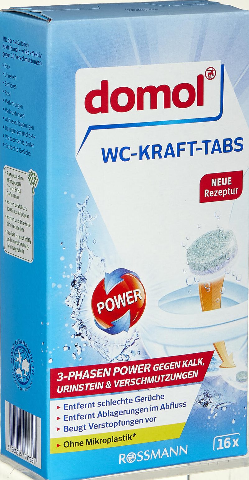 domol Pastilles WC fraîcheur 16 pièces (1 pack = 16 pièces) — lot de 16 pièces