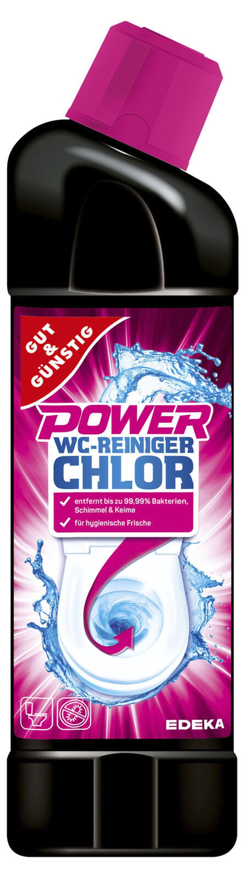 Nettoyant WC GUT&GÜNSTIG Chlor 0,75 l