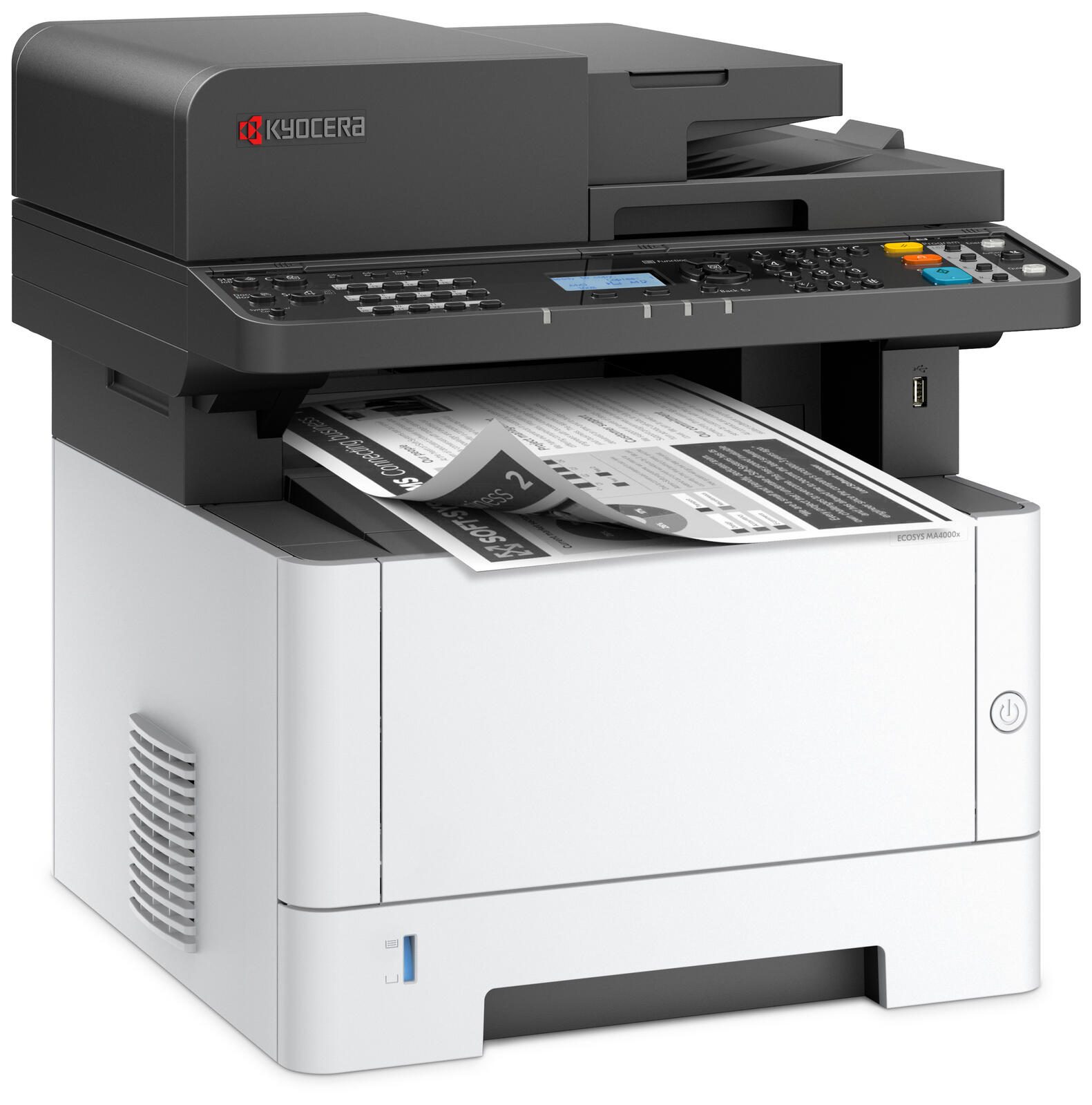 Kyocera ECOSYS MA4000x - Multifonction laser monochrome A4, 3-en-1 (imprimante, scanner, photocopieur) - USB, LAN, recto-verso