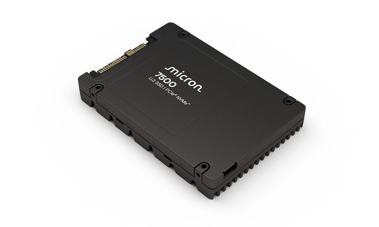 Micron 7500 PRO SSD U.3 - 7,68 To PCI Express 4.0 NVMe, NAND TLC 3D
