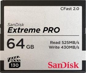 Carte mémoire SanDisk Extreme PRO CFast 2.0 64 Go - 525 Mo/s, VPG130