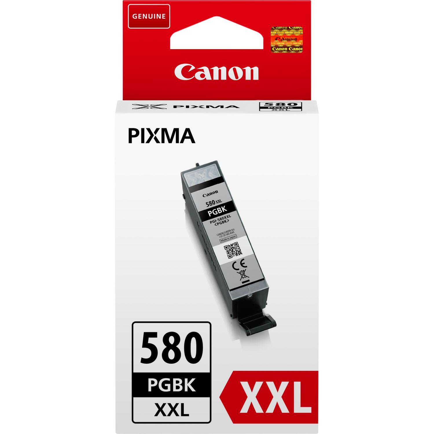 Cartouche d'encre originale Canon PGI-580XXL PGBK - noir 600 pages