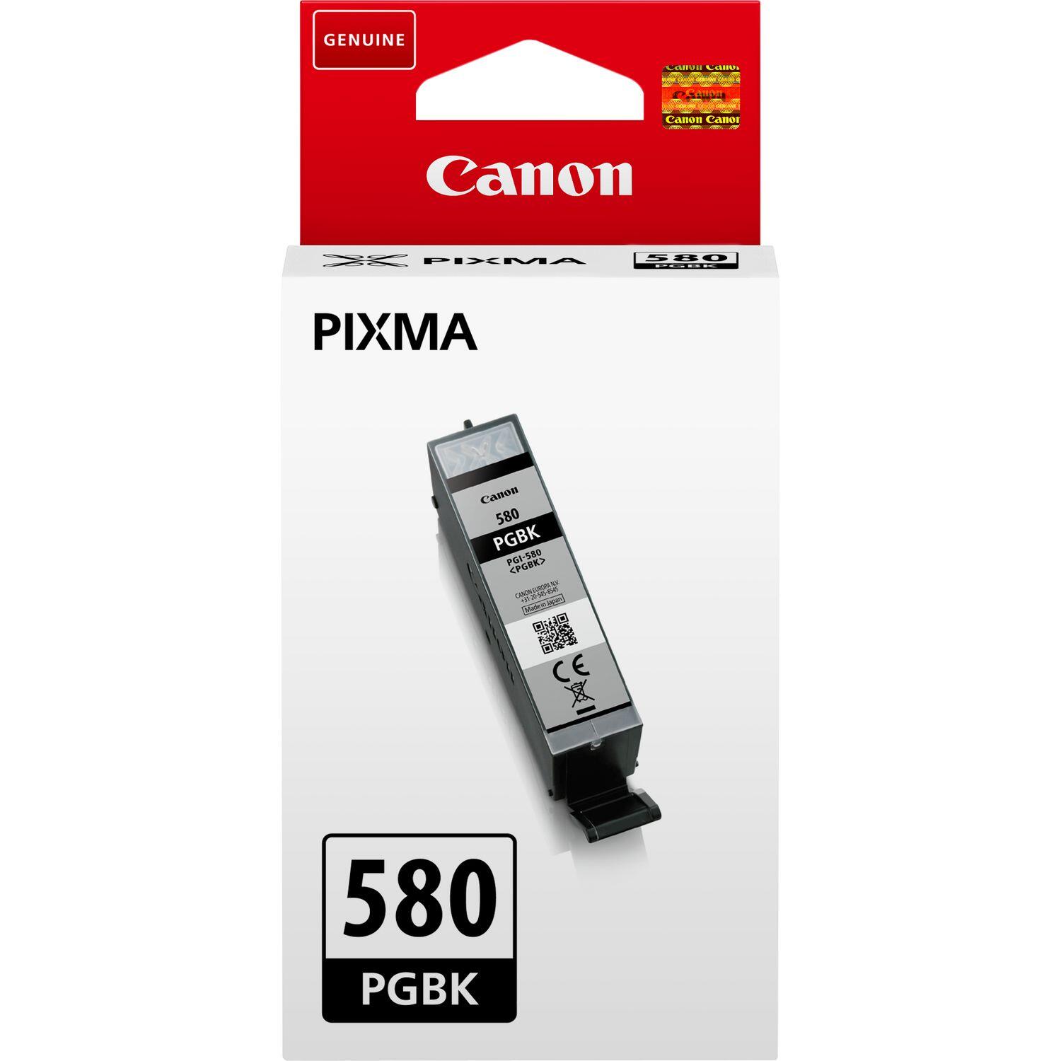 Cartouche d'encre originale Canon PGI-580PGBK - noir 200 pages