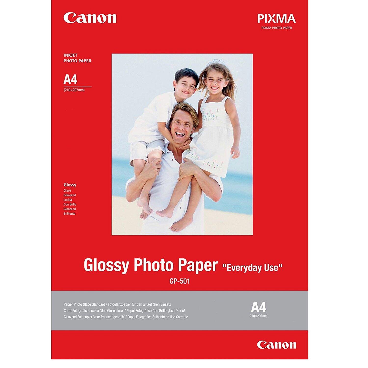 Papier photo Canon GP-501 brillant A4 210x297 mm 200 g/m² - 20 feuilles
