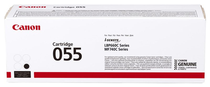 Cartouche de toner noir Canon Original 055 - 2 300 pages (3016C002)