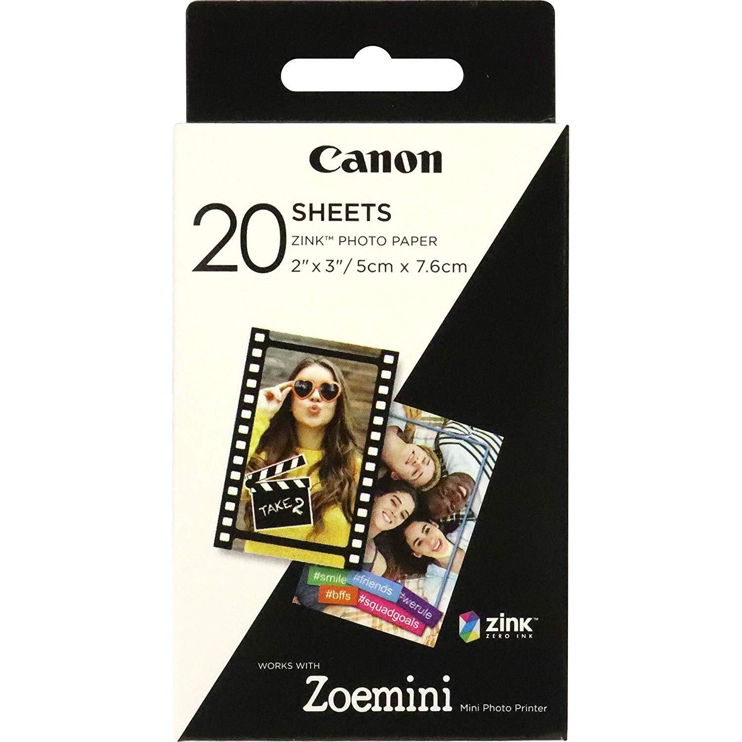 Canon ZP-2030 Papier photo ZINK 50x75 mm - 20 feuilles