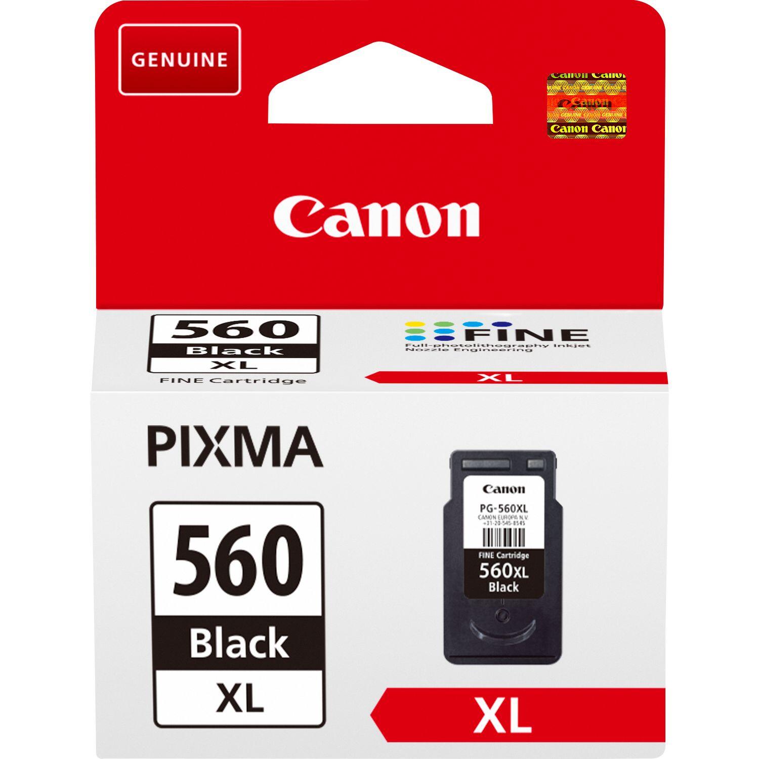 Cartouche d'encre Canon PG-560XL noire - 400 pages