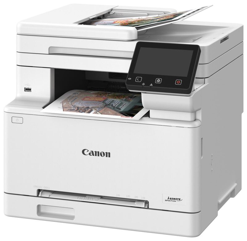 Imprimante multifonction laser couleur Canon i-SENSYS MF667Cdw A4, 4-en-1