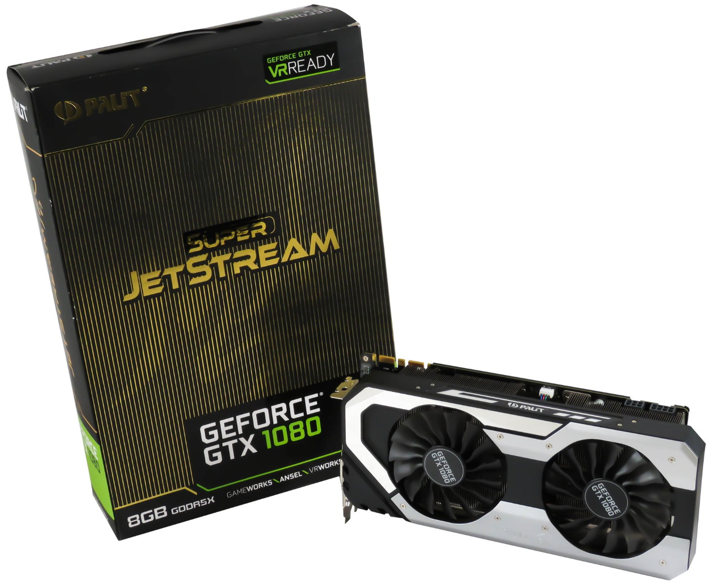 PALIT NVIDIA GEFORCE GTX 1080 SUPER JETSTREAM 8 Go NEB1080S15P2-1040J PCIe