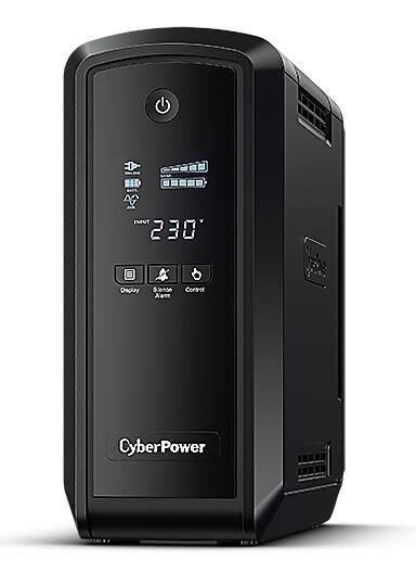 Onduleur CyberPower CP900EIPFCLCD, 900 VA, 540 Watt, 2x Schuko, 4x IEC C13