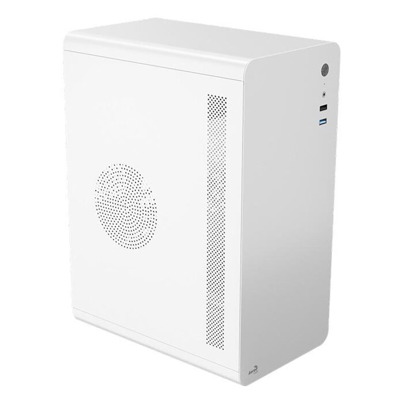 Boîtier PC AeroCool CS-110-S-WT-v1 Mini-Tower Blanc