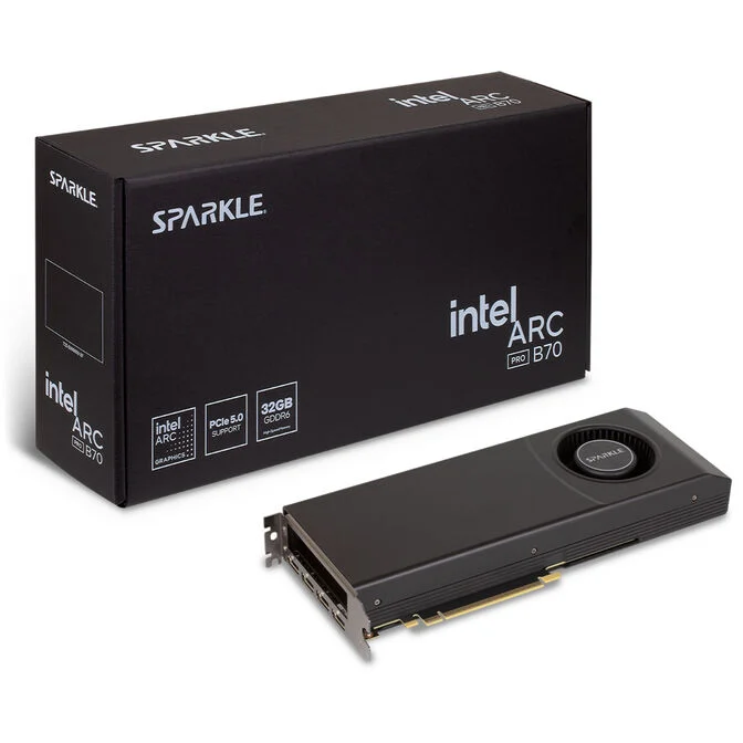 Carte graphique Sparkle Arc Pro B70 Blower, 32768 Mo GDDR6