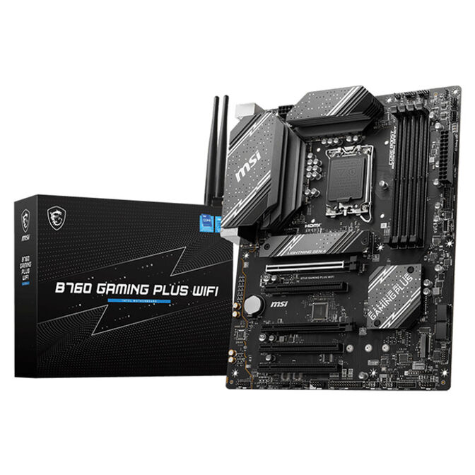Carte mère MSI B760 Gaming Plus WiFi, socket LGA 1700, Intel B760, ATX, DDR5