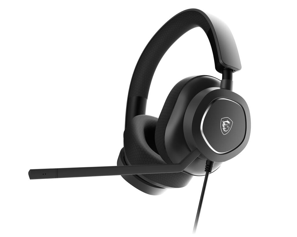 Casque gaming MSI MAESTRO 300 noir à circum-auriculaire, filaire, USB-C