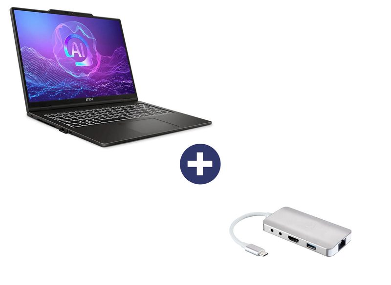 Ordinateur portable MSI VenturePro A16 AI+ A3HWEG-003 AMD Ryzen™ AI 7 350 Écran 40,7 cm (16 pouces), 16 Go RAM, 1 To SSD, 2K, RTX™ 5050 (8 Go), Windows 11 Famille