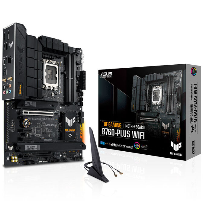 Carte mère ASUS TUF Gaming B760-Plus WIFI, socket 1700, Intel B760, ATX, DDR5