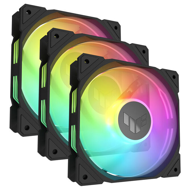 Ventilateur de boîtier ASUS TUF Gaming TR120 ARGB Standard Blade noir 3-en-1