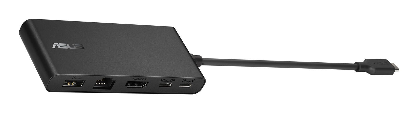 Station d'accueil ASUS Dual 4K USB-C DC201 avec HDMI, USB-A, USB-C, DisplayPort, 100 W