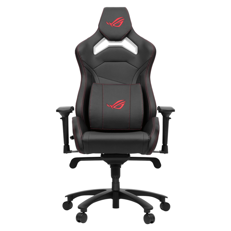 Fauteuil gaming ASUS ROG Chariot X Core noir ergonomique, accoudoirs 4D, mousse mémoire, cuir premium PU