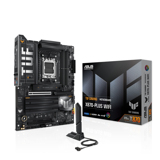 Carte mère ASUS TUF Gaming X870-Plus WiFi, AMD X870, socket AM5, DDR5