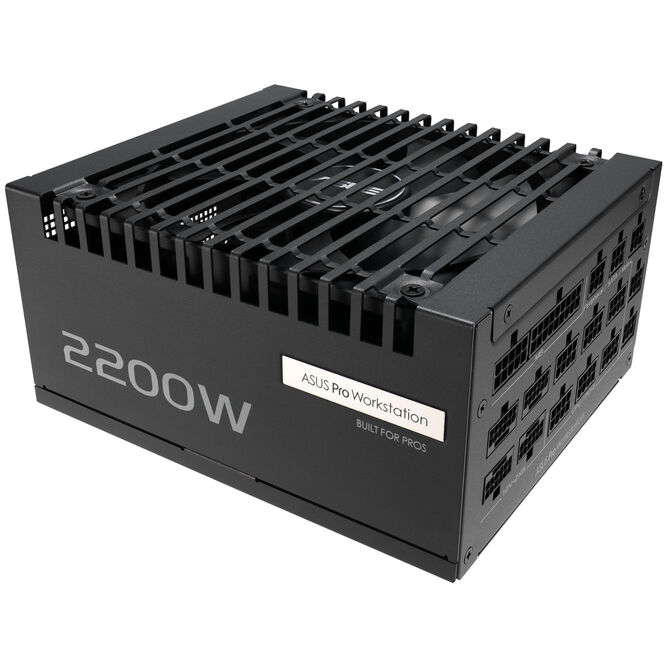 ASUS Pro WS Platinum, Alimentation 80 PLUS Platinum, modulaire, ATX 3.1, PCIe 5.1 - 2200 Watts