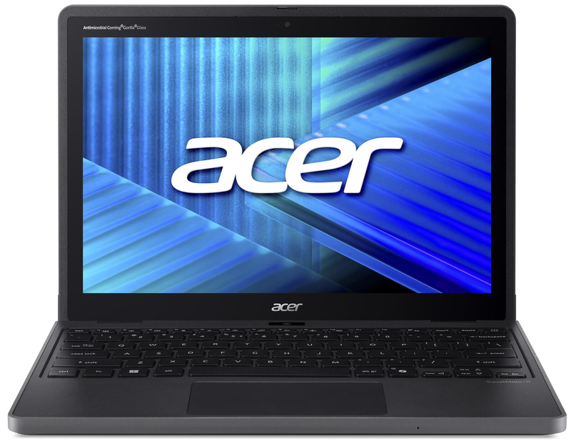 Ordinateur portable convertible Acer TravelMate B3 Spin TMB312RN-31-TCO-P3G4 (Intel® N250, écran tactile WUXGA 31 cm / 12,2"), 8 Go RAM, 256 Go SSD, Windows 11 Pro Éducation