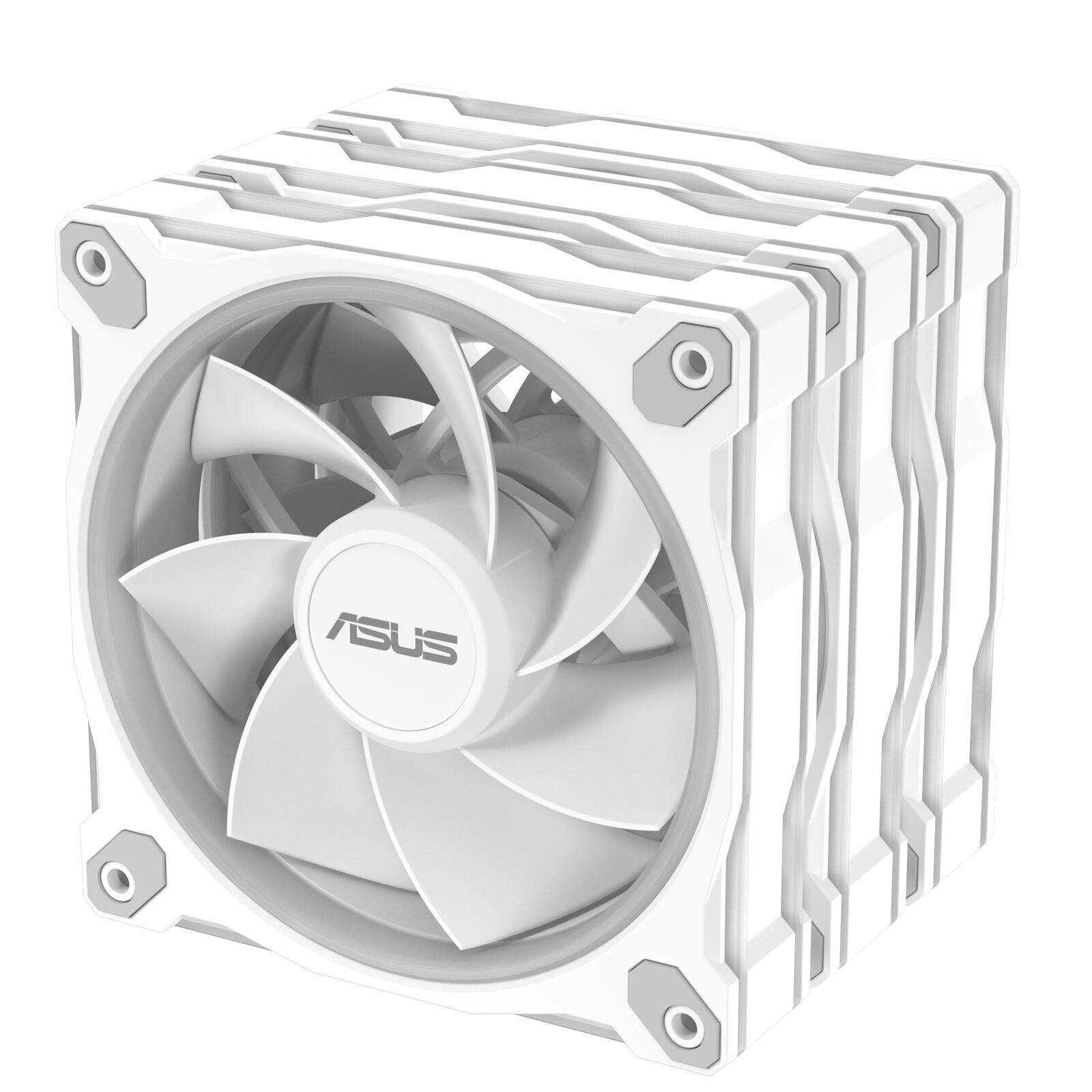 Ventilateur de boîtier ASUS Prime MR120 Fan ARGB Reverse Blanc 3 en 1