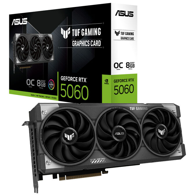 ASUS TUF GeForce RTX 5060 OC Edition, 8192 Mo GDDR7