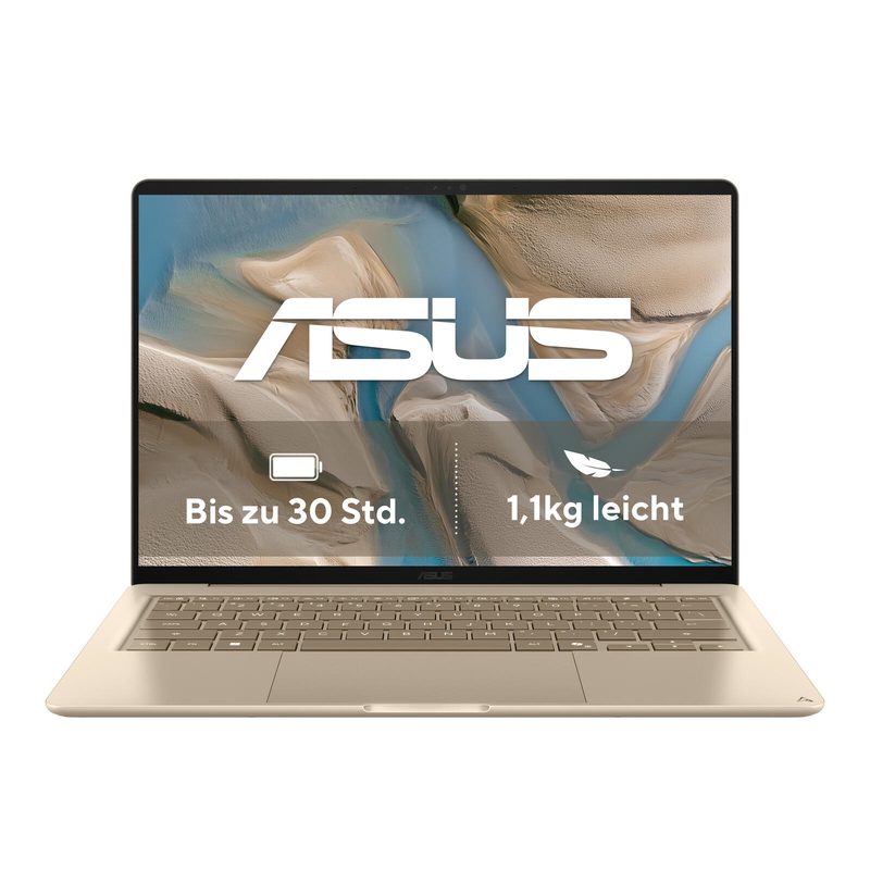 ASUS UX3480QA-U1157W Zenbook 14 Snapdragon® X X1-26-100 Ordinateur portable 35,6 cm (14") 16 Go RAM, 512 Go SSD, Qualcomm® Adreno™, Windows 11 Famille
