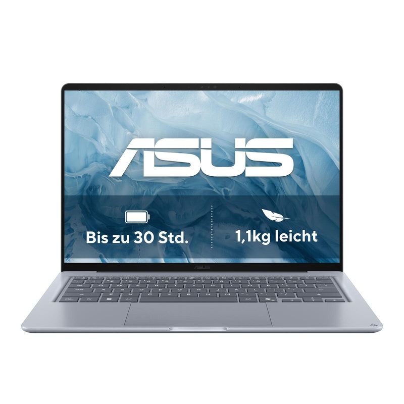 ASUS UX3480QA-SF003W Zenbook 14 Snapdragon® X X1-26-100 Ordinateur portable 35,6 cm (14") 16 Go RAM, 512 Go SSD, Qualcomm® Adreno™, Windows 11 Famille