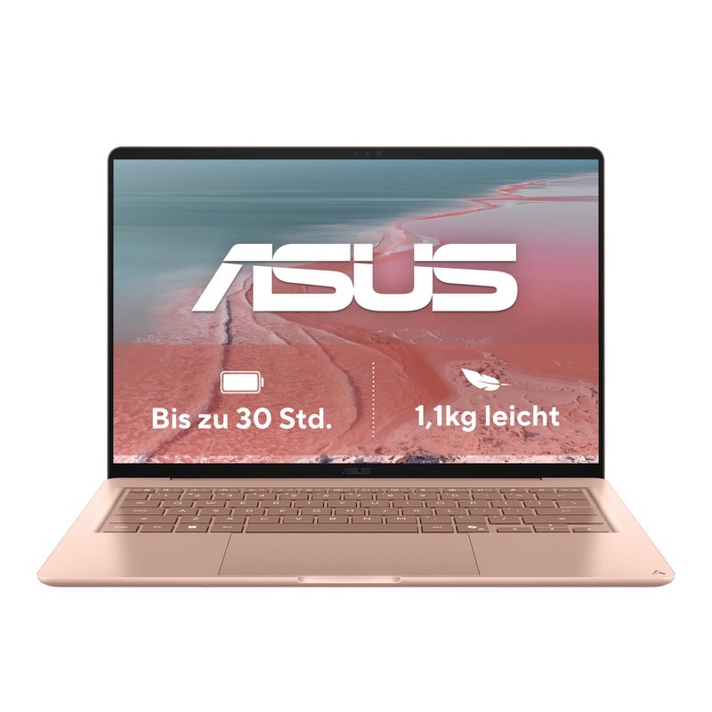 ASUS UX3480QA-U1023W Zenbook 14 Snapdragon® X X1-26-100 Ordinateur portable 35,6 cm (14") 16 Go RAM, 512 Go SSD, Qualcomm® Adreno™, Windows 11 Famille