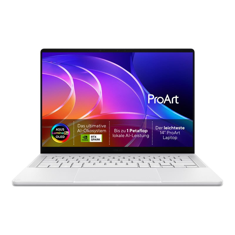ASUS ProArt P14 H7407BA-SM045W NVIDIA RTX Spark™ Notebook 35,6 cm (14") 32 Go RAM, 1 To SSD, WQXGA+ Tactile, NVIDIA Blackwell RTX™, Win11 Home