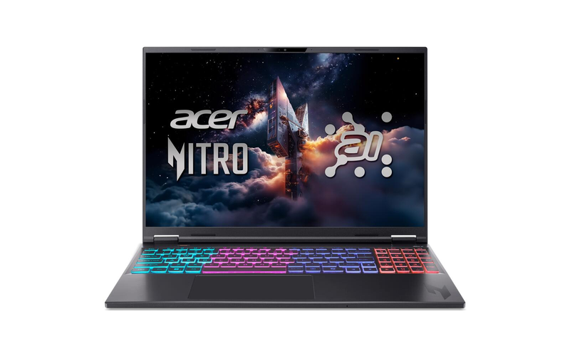 Ordinateur portable gaming Acer Nitro 16S AI AMD Ryzen™ AI 9 365 Écran 40,6 cm (16") 16 Go RAM, 1 To SSD, WQXGA, RTX™ 5070, Windows 11 Famille