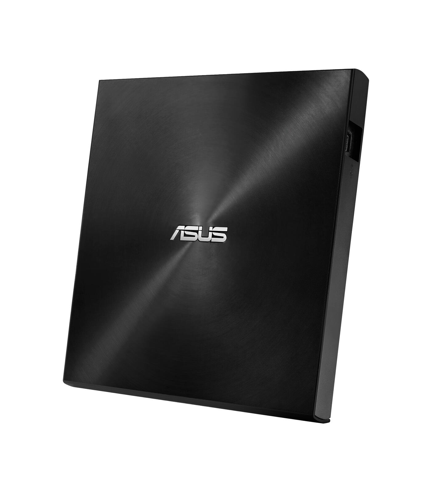 Graveur DVD externe ASUS Zen Drive 2 Ultra SLIM (incl. 2 DVD vierges M-Disc, logiciel de gravure & appli Nero Backup, 8x DVD±R, 6x DVD±R DL, 5x DVD-RAM, USB 2.0) noir