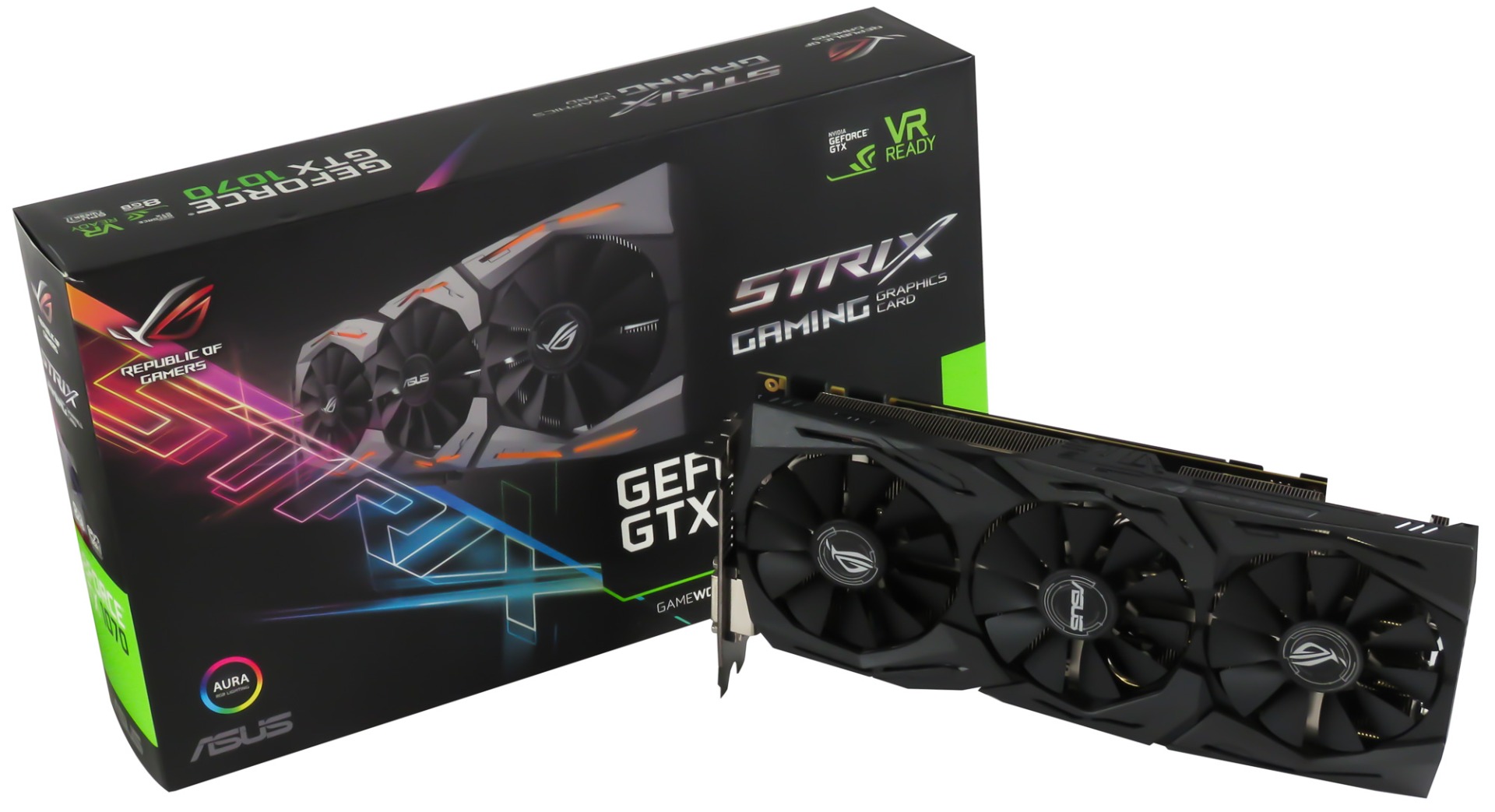 ASUS NVIDIA GEFORCE GTX 1070 ROG STRIX 8 Go STRIX-GTX1070-8G-GAMING PCIe
