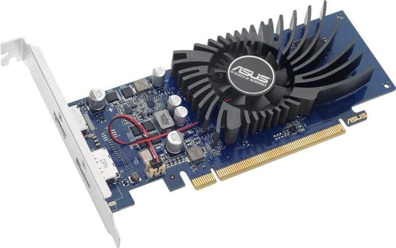 Carte graphique ASUS GeForce® GT 1030 2GB GDDR5 Low Profile (avec caches E/S, 2 Go, DVI, HDMI, passif, LP)