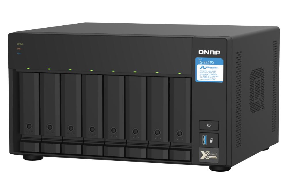 QNAP NAS TS-832PX-4G Boîtier vide 8 baies
