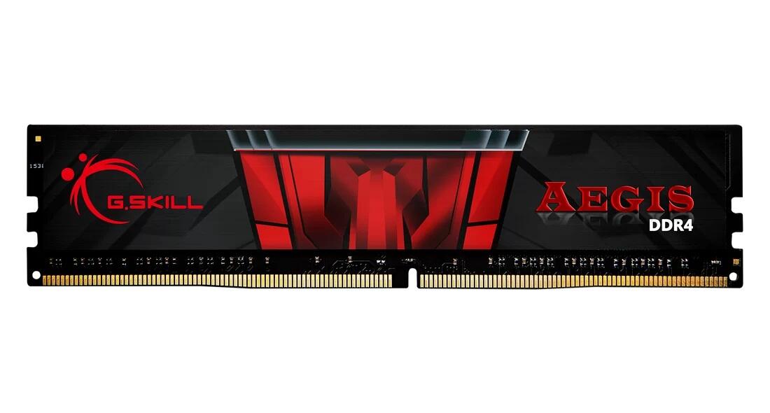 G.Skill Aegis Intel 16 Go (1x 16 Go) DDR4 3200 MHz 1x 16 Go CL16 (16-18-18-38) Mémoire vive non tamponnée pour PC de bureau F4-3200C16S-16GIS