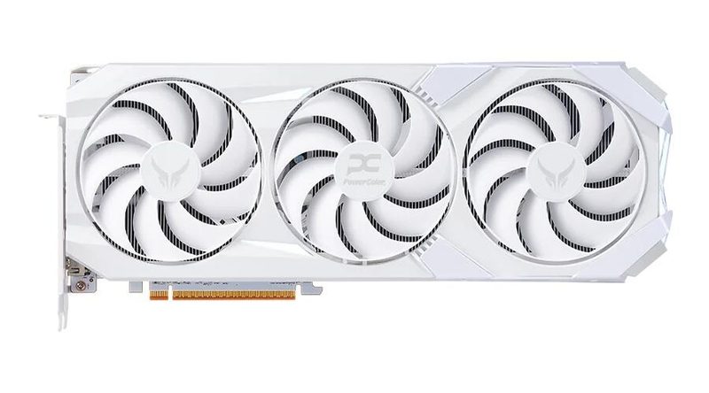 Carte graphique Powercolor AMD Radeon RX 9070 XT Red Devil Spectral White 16GB GDDR6 blanche